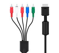 Mcbazel Component Video Cable for PS2/PS3 - Y/Pb/Pr High Definition Video and Audio Output, Only Compatible with Component Video Ports (Not for AV Input Devices)-6Ft/1.8M