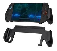 Mcbazel Console Grip Case for Switch 2, Lightweight ABS Material Protection with 5 Game Card Slots, Ergonomic Switch 2 Grip Case for Nintendo Switch 2 (Black)