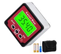 Mcbazel Digital Level Box, Angle Gauge,Magnetic Digital Angle Finder with LCD Display Magnetic Base,Precision Protractor for Carpentry, Construction, Metalworking & DIY Projects,Includes Storage Bag