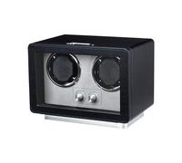 Mcbazel Double Watch Winder for 2 Automatic Watches, Dual Watch Winder Box with LED Light, Super Quiet Motor, Gift for Man/Woman, Black