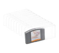 Mcbazel LOT 10 Clear Case Sleeve Protector for Nintendo N64 Games Cartridge (Set of 10)