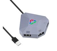Mcbazel Multi-Platform Keyboard & Mouse Adapter, Gaming Converter for NS Switch, Xbox One, PS4 & PC with LED Indicators (No Drivers Required) (Not for Switch 2)