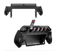 Mcbazel NS2 Console Grip Case, Ergonomic Switch 2 Grip Case with 5 Game Card Slots, Lightweight ABS Material Protection for NS Switch 2 (Black)