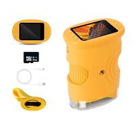 Mcbazel Portable Digital Microscope for Kids - 1000x Magnification, Rechargeable Handheld STEM Educational Toy with 2MP Camera, and Adjustable LED Lights,Best Science Exploration