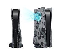 Mcbazel PS5 Faceplate Disc Edition with Cooling Vents,Replacement Face Plate Side Plates for PS5 Disc Edition,PS5 Cover Plates-Camouflage(Not for PS5 Slim/PS5 Pro)