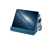 Mcbazel Tablet Pillow Stand for IPad Cushion-Stand,Soft Multi-Angle Phone Pillow Lap Holder for Tablet/iPad/E-Reader/Kindle- Lake Blue