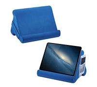 Mcbazel Tablet Pillow Stand for IPad Cushion Stand, Soft Multi-Angle Phone Pillow Lap Holder for Tablet/iPad/E-Reader - Blue