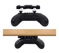Mcbazel Universal Gaming Controller Stand & Mount, Under Desk & Table Holder for Xbox Series X/S, One, 360, Elite & Switch Pro Controllers, Tool-Free Installation (Black)