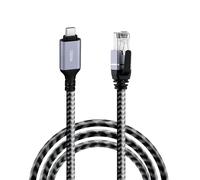 Mcbazel USB C 3.1 to Ethernet Cable 2M- Type-C to RJ45 Gigabit LAN Adapter, Type C Network Adapter, CAT 6 Cable Compatible with Thunderbolt 3/4/5,for Laptop and Macbook