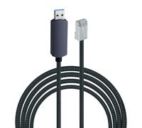 Mcbazel USB to Ethernet Cable 6.6FT, USB 3.0 A to RJ45 Male Nylon Adapters, Gigabit LAN Network Directly Connected, Compatible with Laptop, Desktop PC, Switch, Windows 10/11, macOS, Linux