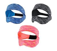 Mcbazel VR Eye Mask Cover 3 Pieces Universal Adjustable Sweat Band Washable Facemask Cover for Quest 2/Quest 3/Quest 3S/HTC Vive/PS/Samsung Gear VR