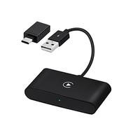 Mcbazel Wireless CarPlay Adapter for iPhone, Wireless iOS CarPlay Dongle, 5GHz Data Transfer, Auto Connect, Compatible with iOS 10+