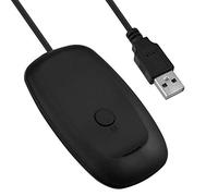 Mcbazel Wireless USB 2.0 Gaming Receiver Adapter for Microsoft Xbox 360 Desktop PC Laptop Gaming - Black