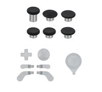 Mcbazel Xbox One Elite Series 2 Controller 13 in 1 Replacement Tools 6 Thumbsticks Grips, 4 Trigger Paddles, 2 D-pads with Carry Case for Xbox One Elite Series 2 Controller - Silver