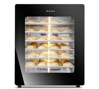 McbeAn 100l Commercial Dough Proofer Box, 6 Layer Stainless Steel Bread Fermentation Machine, Built-in LED, Adjustable Temp Humidity, Can Hold A Maximum Of 480 * 340mm Baking Tray, For Bakery