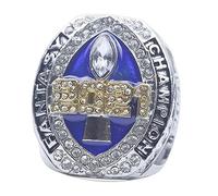 MCBEAN 2021 Fantasy Football Championship Ring FFL League Champion Rings Rugby Fan Friend Gifts Souvenir Office Room Showcase Ornaments,Size14#
