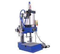 McbeAn Pneumatic Punch Machine, Desktop Punching Press Machine with Foot Pedal, 300KG Pressure, Operational Pressure: 0.4-0.7 MPa, Working Height 200mm, for Bending Riveting Extrusion Forming