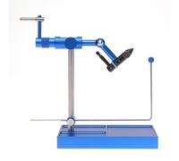 McbeAn Rotary Fly Tying Vise, Peak Fishing Vise With Pedestal Base, 360° Rotation Stainless Steel Fishing Flies Hook Tying Tools, Equipment Fly Fishing Vice Kit, for Flying Fishing Professionals