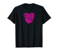 Mcbling Aesthetic Room Decor Pink & Black Y2K Leopard Print T-Shirt