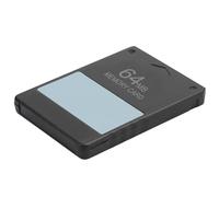 MCboot FMCB Memory Card, Professional Design, Stable Performance, Extend Device Memory with, 2 Console, 8MB/16MB/32MB/64MB, Plastic, Black (64M FMCB)