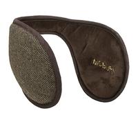 McBURN Herringbone Earband Women/Men - earbands Ear Warmers with Lining Winter Autumn-Winter - One Size Brown