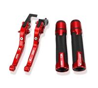 MCBXTH Brake Lever for Ho&nda CB500F CB 500 F 2013-2018 2017 2016 2015 2014 Adjustable Brake Clutch Levers Handlebar Hand Grips End Motorcycle Parts(Red 1)