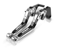 MCBXTH For H&onda VFR800 VFR 800 VTEC 2002 2003 2004 2005 2006 2007 2008 CNC Motorcycle Adjustable Extendable Folding Brake Clutch Lever(Silver1)