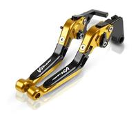 MCBXTH For Suzuki V-STROM 1050 XT Motorcycle Accessories Adjustable Extendable Brake Clutch Levers VSTROM 1050 1050XT 2020 2021 2022(Gold2)