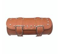 MCBXTH Motorcycle Handlebar Bag Sissy Bar Side Tool Front Fork Roll Barrel for Harley(Brown)