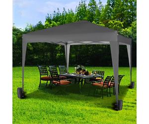 MCC Direct 2X2m Pop up Gazebo Party Tent Marquee with Storage Bag in Grey MCC Direct Grey