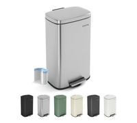 MCC Direct 30L Pedal Bin Kitchen & Bathroom Household Rubbish Office Waste Bin