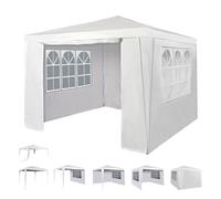 MCC Direct 3x3m Event Gazebo with Removable Sides in White MCC Direct White