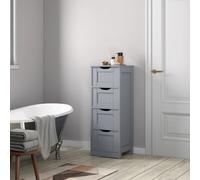 Mcc Direct 4 Drawer Bathroom Storage Unit Toby Grey