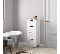 Mcc Direct 4 Drawer Bathroom Storage Unit Toby White