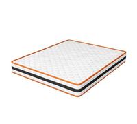 Mcc Direct 4Ft6 Double Mattress Breathable Memory Foam Sprung Oeko-Tex Certified Mattress