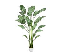 mcc direct Artificial Bird of Paradise Tree, 160cm Tall Large Decorative Artificial Plant with Plastic Planter and Artificial Moss for House Bedroom Office Garden Store Decoration