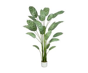 mcc direct Artificial Bird of Paradise Tree, 160cm Tall Large Decorative Artificial Plant with Plastic Planter and Artificial Moss for House Bedroom Office Garden Store Decoration