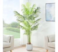 MCC Direct Artificial Palm Tree Plant with Plastic Planter Pot 160cm MCC Direct Multicolor