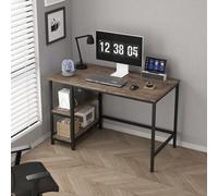 Mcc Direct Computer Desk With 2 Adjustable Shelves - Chicago 120Cm Grey