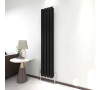MCC Direct Designer Flat Panel Double Radiator 1600x272 mm Black MCC Direct Black 1600x272