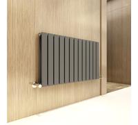 MCC Direct Designer Flat Panel Double Radiator 600 x 884 Anthracite in Grey | Size: 600x884 MCC Direct Grey 600x884