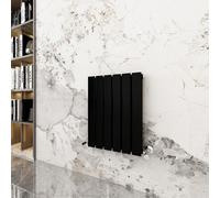MCC Direct Designer Flat Panel Double Radiator 600x408mm Black | Size: 600x408 MCC Direct Black 600x408