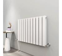 MCC Direct Radiator Double Panel (H)600mm Flat Panel Vertical Column Radiator White