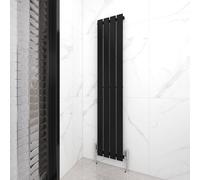 MCC Direct Designer Flat Panel Single Radiator 1600x272 Black MCC Direct Black 1600x272