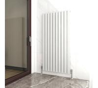 MCC Direct Designer Flat Panel Single Radiator 1600x680 White MCC Direct White 1600x680