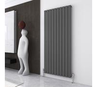 MCC Direct Designer Flat Panel Single Radiator 1800x680 Anthracite in Grey MCC Direct Grey 1800x680