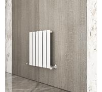 MCC Direct Designer Flat Panel Single Radiator 600x408mm White | Size: 600x408 MCC Direct White 600x408