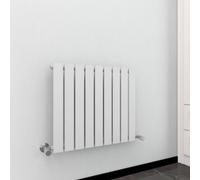 MCC Direct Designer Flat Panel Single Radiator 600x612 mm White MCC Direct White 600x612