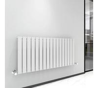 MCC Direct Designer Single Flat Panel Column Radiator White 600 x 1156 mm | Size: 600x1156 MCC Direct White 600x1156