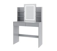 Mcc Direct Dressing Table Adjustable Led Mirror Vanity Table Make Up Desk Texas